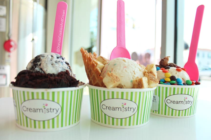 Creamistry “Ahhhmazing” MadetoOrder Liquid Nitrogen Ice Cream!